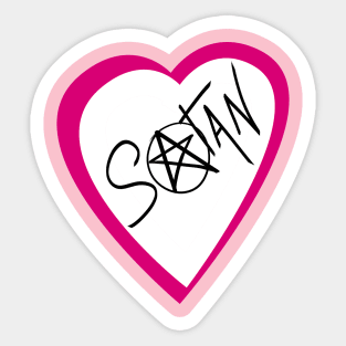 Love Satan Sticker